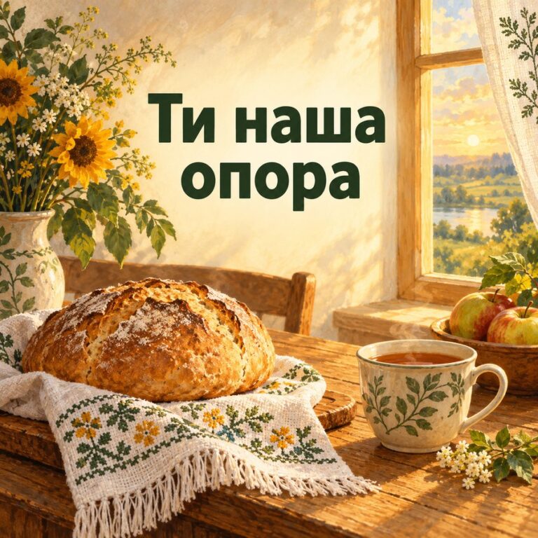 Ти наша опора - листівка з привітанням з Днем захисника