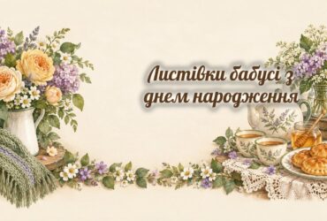 Листівки бабусі: троянди, чайник і пироги