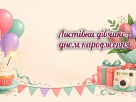 Листівки дівчині: кульки, капкейк, фотоапарат і тюльпани