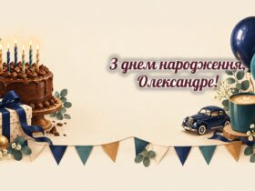 З днем народження, Олександре: шоколадний торт, подарунок і кульки