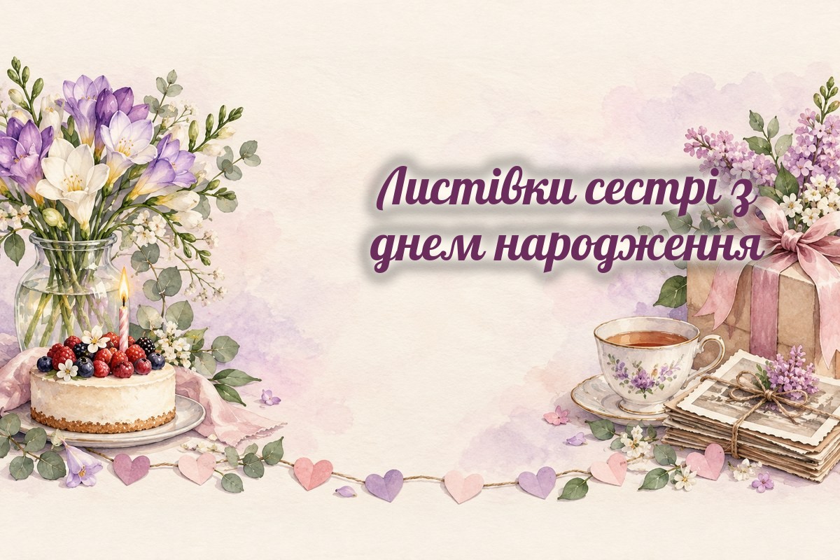 Листівки сестрі: фрезії, ягідний торт, чай і старі фото