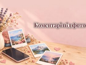 Смартфон, полароїдні знімки і сухоцвіти на столі
