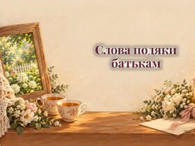 Стара рамка з фото саду, шаль, дві чашки чаю і весільний букет