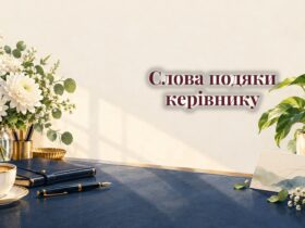 Офісний стіл із ручкою, блокнотом, кавою і білими хризантемами