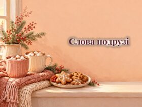 Дві чашки какао, печиво і пледи на підвіконні