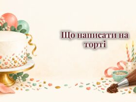 Святковий торт без напису і кондитерський мішок