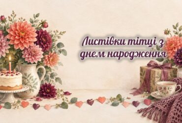 Листівки тітці: жоржини, торт, чай і шаль