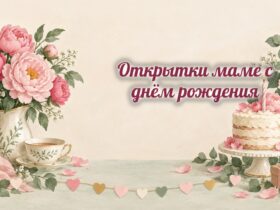 Открытки маме с днём рождения